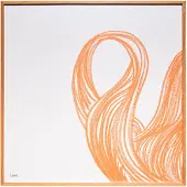 Hubsch Cadre Bonjour 80x80cm