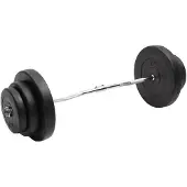 vidaXL Barre de curling avec poids 60 kg