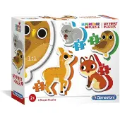 Clementoni My First Puzzles Puzzle 3 pièces Animaux
