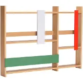 Hubsch Étagère Murale/porte-revues Pretty Arki Naturel/multicolore | 881921