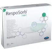 Hartmann RespoSorb Super Pansement 20x25cm 6850234 10 pc(s) Compresses