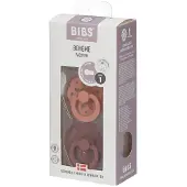 BIBS Bohême Tétine - 2 Pack - Taille 1 - Tour - Peach/Marmotte - - UneTaille - Tétine
