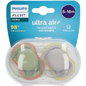 Philips Sucette neutre Ultra air 6-18m 2 pcs