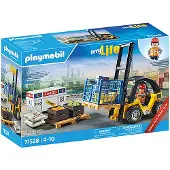 Playmobil My Life 71528 Chariot élévateur avec cargaison