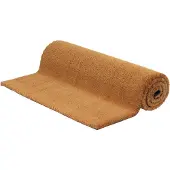 vidaXL Tapis de porte naturel 100x200 cm fibre de coco touffeté