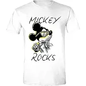 Disney - T-Shirt - Mickey Mouse Rock '90 (S)