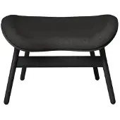 UMAGE A Conversation Pouf Ottoman Black Oak | Shadow
