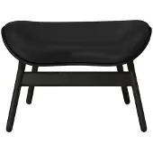 UMAGE A Conversation Pouf Ottoman Black Oak | Black