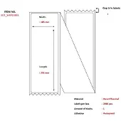 Capture Etiquette Post 105 x 251mm