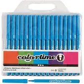 Creativ Company Crayons bleu clair, 18st.