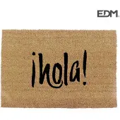EDM Paillasson Hola 60x40 Design Accueillant Et Dimensions Pratiques -