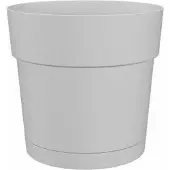 You do it POT A FLEURS ET PLANTES ROND CAPRI LARGE - PLASTIQUE - RÉSERVOIR D'EAU - DIAMETRE 50 CM - BLANC -