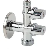 EDM 01109 3-way Regulation Key Argenté