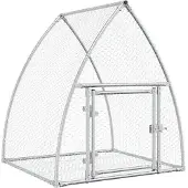 vidaXL Cage à lapins Argentée 100x105x120 cm Acier galvanisé