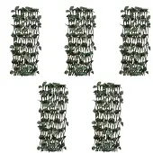 vidaXL Garden Slat Work 5 St. mit künstlichen Blättern 180x30 cm Meadow