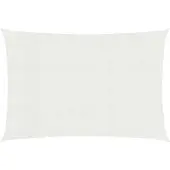 vidaXL Voile d'ombrage 160 g/m² Blanc 2x4,5 m HDPE