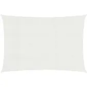 vidaXL Voile d'ombrage 160 g/m² Blanc 2x2,5 m PEHD