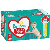 Super Merchant Pants (Taille 4, Pack semi-mensuel, 108 pcs)