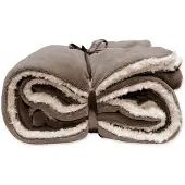 Unique living Plaid Unique Living Lars Taupe Marron-150 x 200 cm
