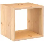 Astigarraga Meuble à compartiments ouvert - Pin PEFC - 36x36cm