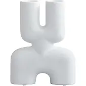 101 Copenhagen Vase Double Cobra Bone White | Mini
