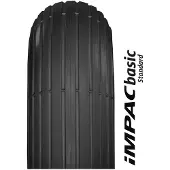 Impac Pneu extérieur 400 x 100 (4,00-8) Profil en ligne noir
