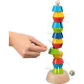 Goki Houten Wiebeltoren Spel, 15dlg.