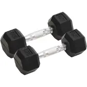 vidaXL Haltères courts 2 pièces de 10 kg en fonte
