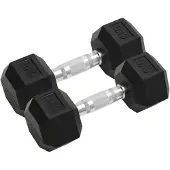 vidaXL Haltères courts 2 pièces 16 kg en fonte
