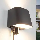 LumenXL Applique d'extérieur avec interrupteur crépusculaire et prises - Astro