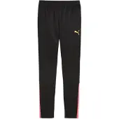 Puma Pantalon de sport 'TeamLiga' jaune / rose / noir