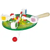 Goki Poulets qui picorent (Allemand, Anglais, Français, Italien)