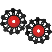 Sunrace Jocky Ensemble De Plateau En Plastique Noir/Rouge 11 Dents