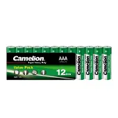 Camelion R03 SP12G, Pile jetable, AAA, dioxyde de zinc-manganèse (Zn/MnO2), 1,5 V, 8 pièce(s), 550 mAh