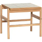 Hubsch Tile Table D'appoint | Menthe | Bois Naturel | 881933