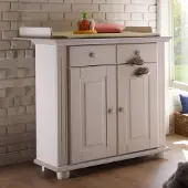 Emob Commode à langer Laurel - blanc