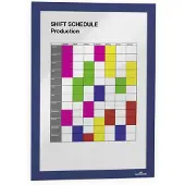 Durable Cadre d'information Duraframe - format A4 - bleu - 10 pièces