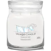 Yankee candle Clean Cotton bougie parfumée Signature 368 g