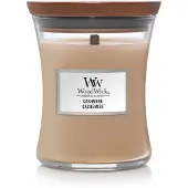 Woodwick Cashmere bougie parfumée avec mèche en bois 275 g