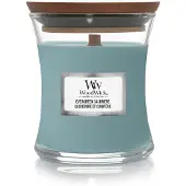 Woodwick Evergreen Cashmere bougie parfumée avec mèche en bois 85 g