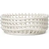 Ferm Living Panier en Céramique Centrepiece | Off White