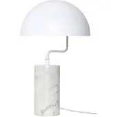 Hubsch Lampe de table en marbre blanc
