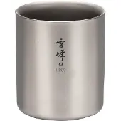Snow Peak Titanium Double Wall Stacking Mug H - 200ml
