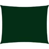 vidaXL Voile de parasol tissu oxford rectangulaire 2x3 m vert foncé
