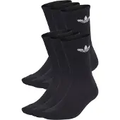 Adidas Originals Chaussettes 'Trefoil Cushion' noir / blanc