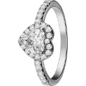 Lucardi Bague argent / transparent