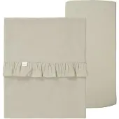 Koeka Alaise pour enfant et drap-housse ruffle paquet combiné Fa sage (140 x 110 cm)