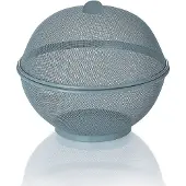 kela Corbeille à Fruits Kela Como avec Capuchon Anti-Mouche Grey 26,5 cm