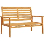 vidaXL Canapé de jardin 120 cm en bois massif d'acacia