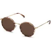 Kapten & Son Lunettes de soleil 'Amsterdam Toffee' marron / or